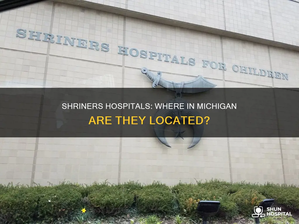 is there a shriners hospital in michigan