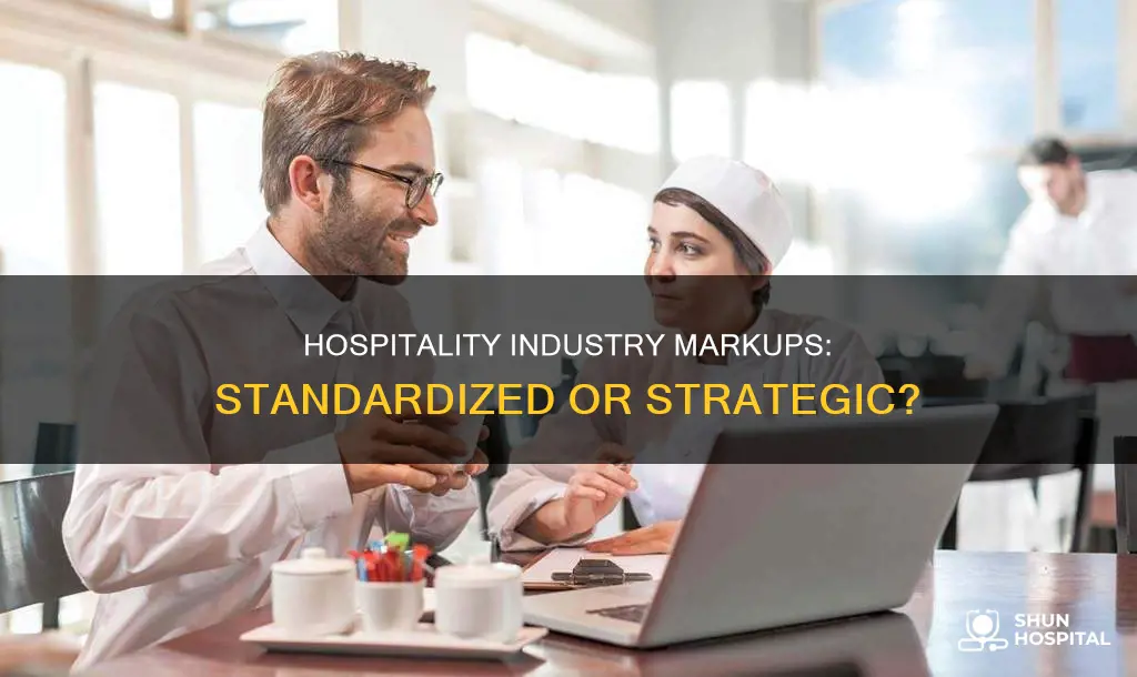 is there a standard hospitality industry markup