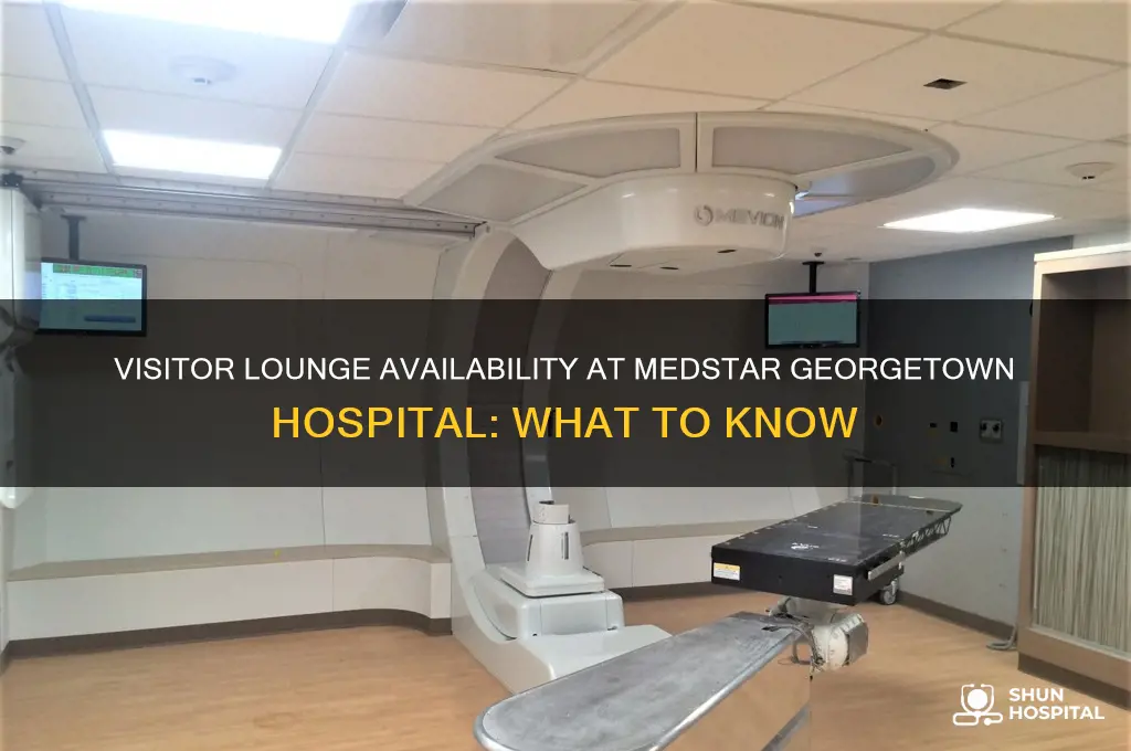 is there a visitor lounge at medstar georgetown hospital