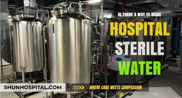 How to Safely Produce Sterile Water for Hospital Use at Home