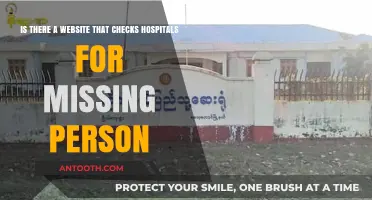 Finding Missing Persons: Websites to Check Hospitals for Unlocated Individuals