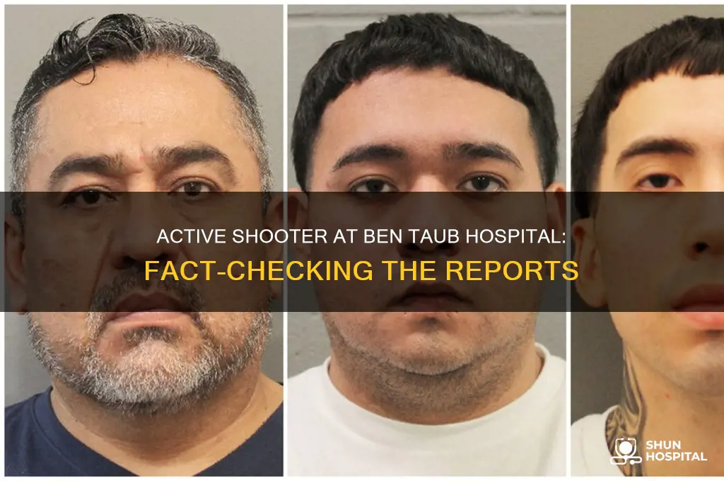 is there an active shooter at ben taub hospital