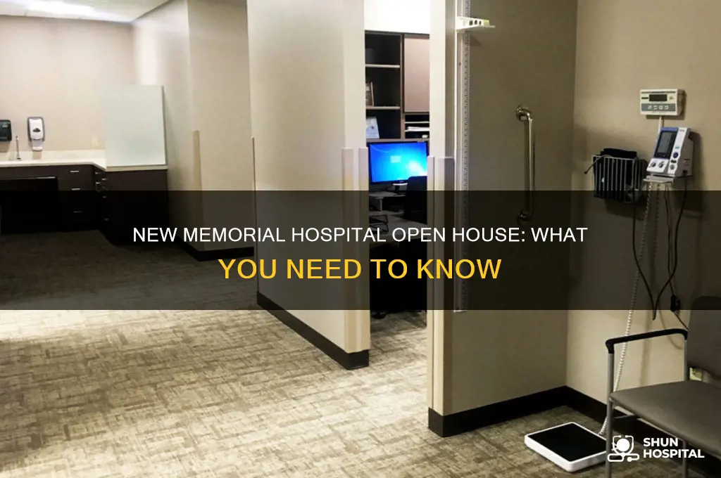is there an open house at the new memorial hospital