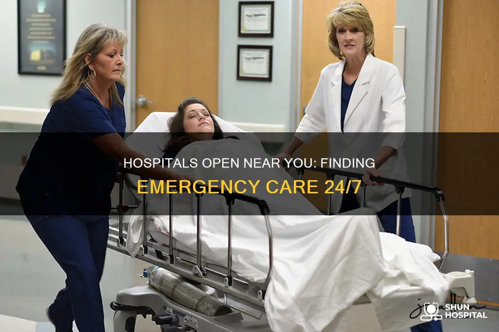 is there any hospitals open