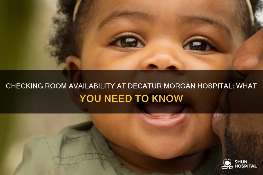 is there any rooms available at decatur morgan hospital