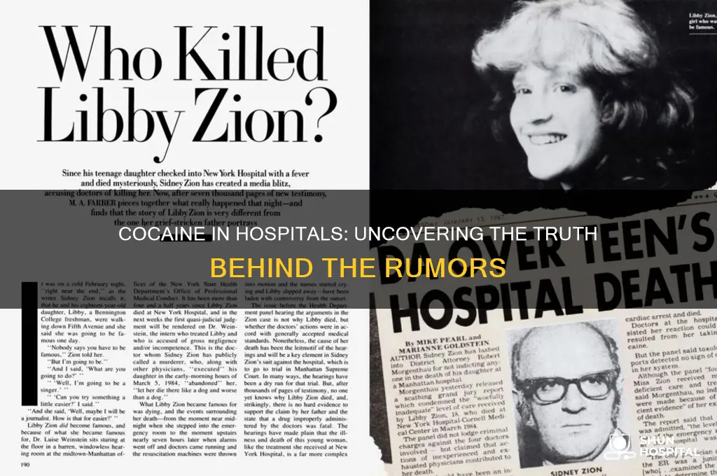 is there cocane in hospitals