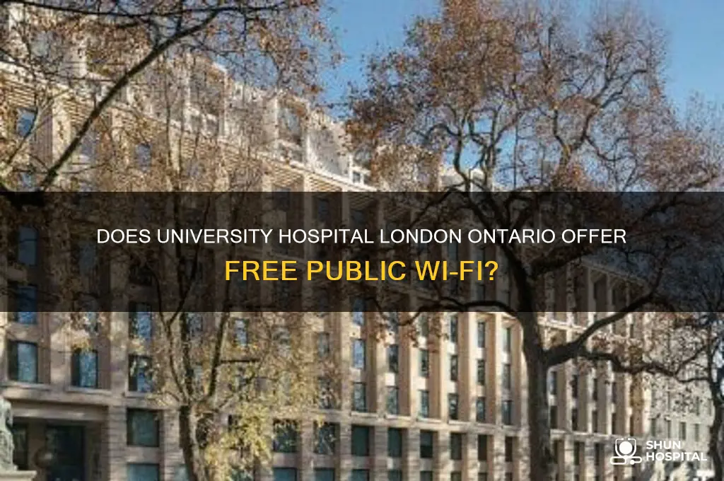 is there free wifi at university hospital london ontario