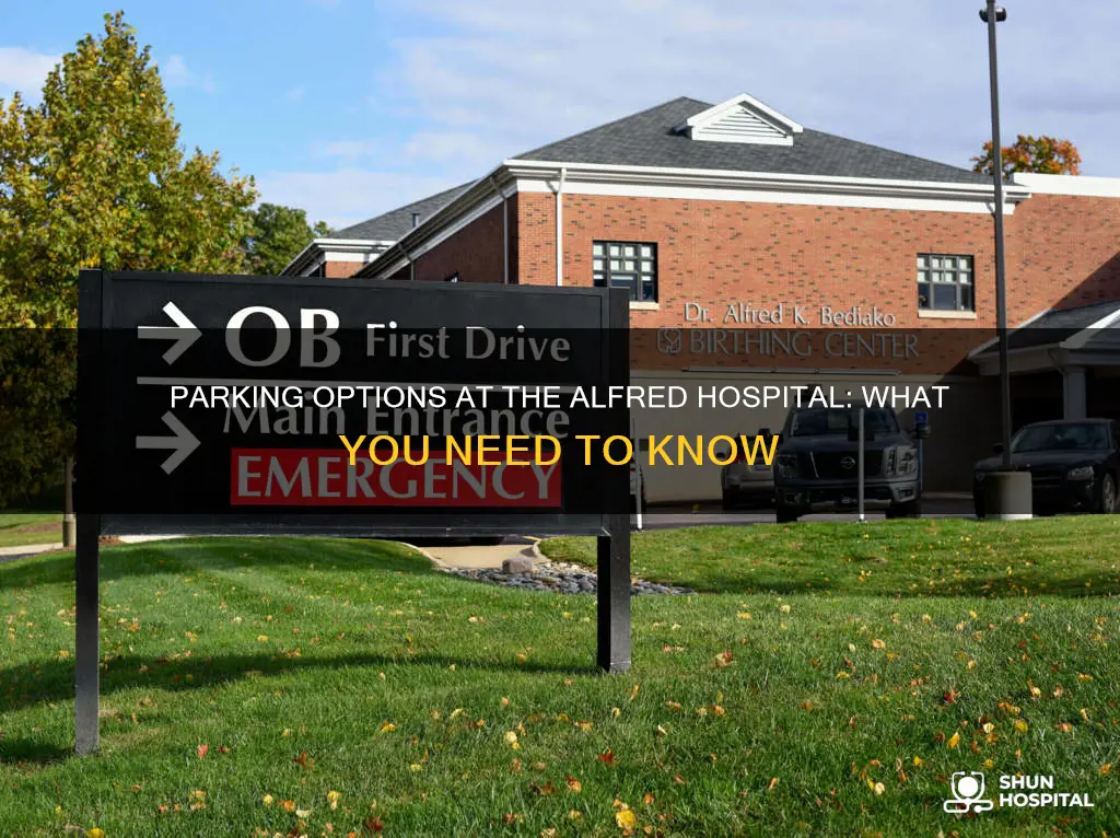 is there parking at the alfred hospital