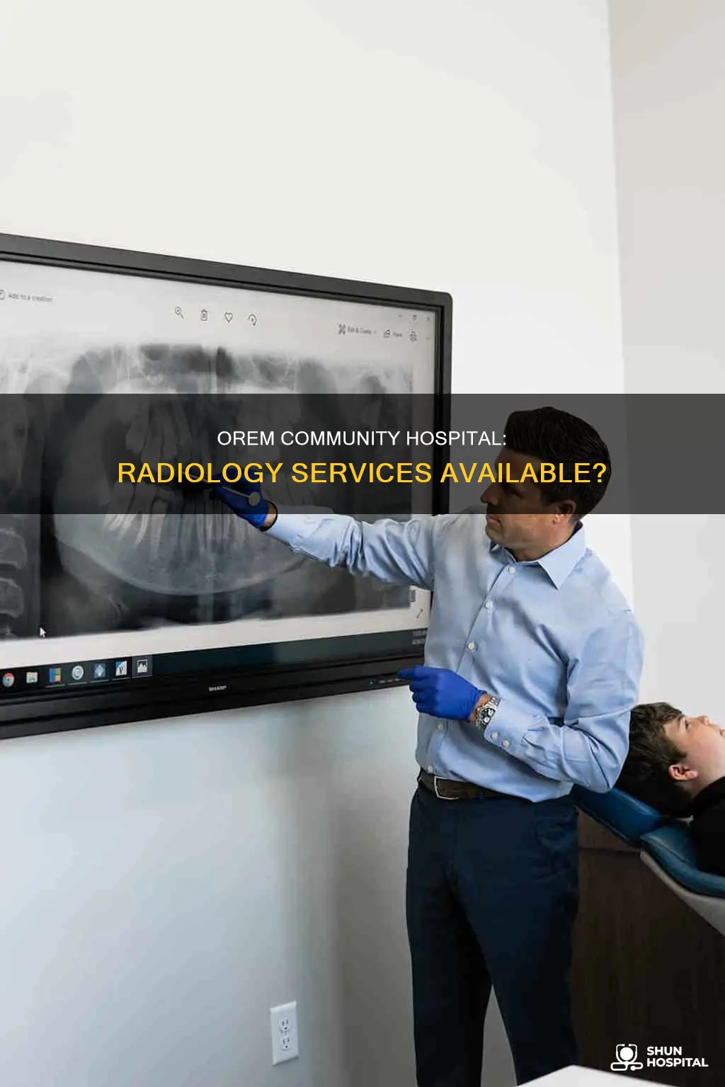 is there radiology at orem community hospital