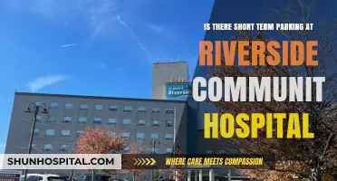 Riverside Community Hospital: Short-Term Parking Availability Explained
