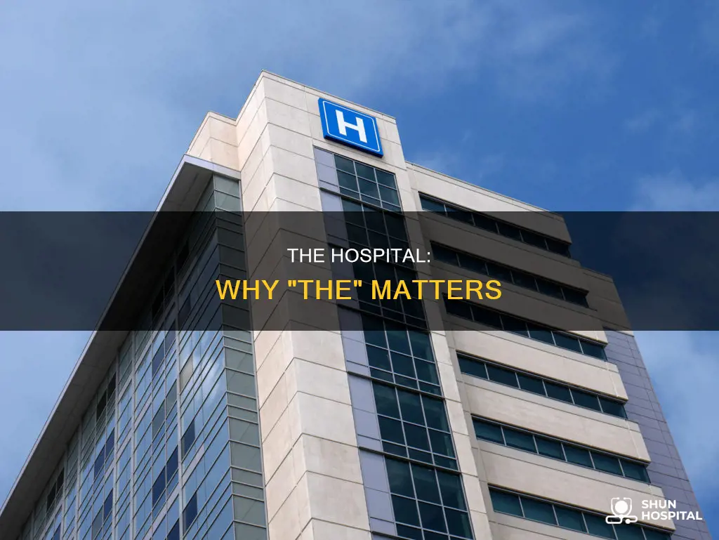 is there the in front of hospital