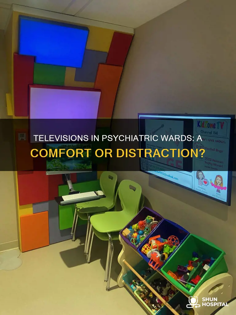is there tvs in psychiatrist hospital rooms