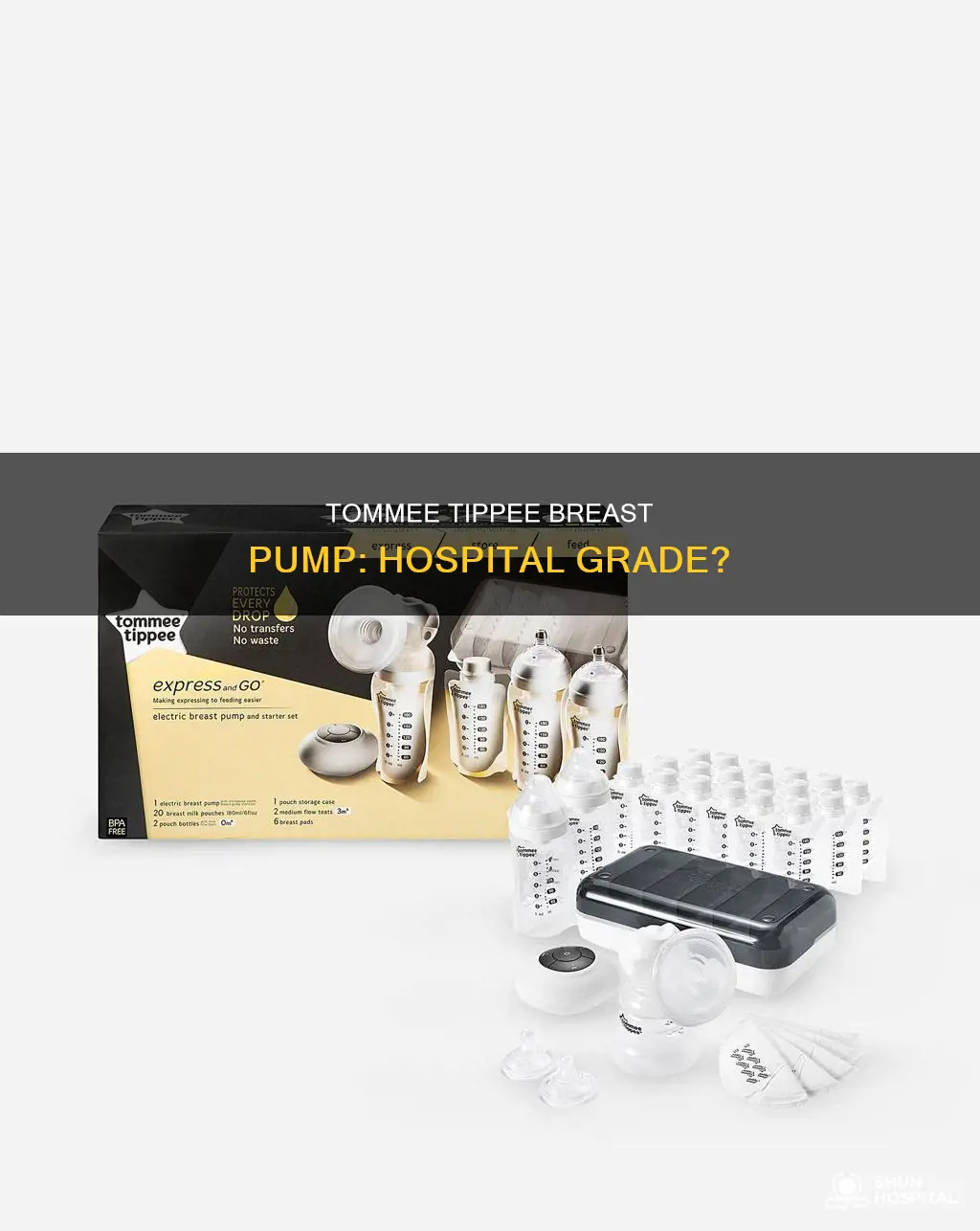 is tommee tippee breast pump hospital grade