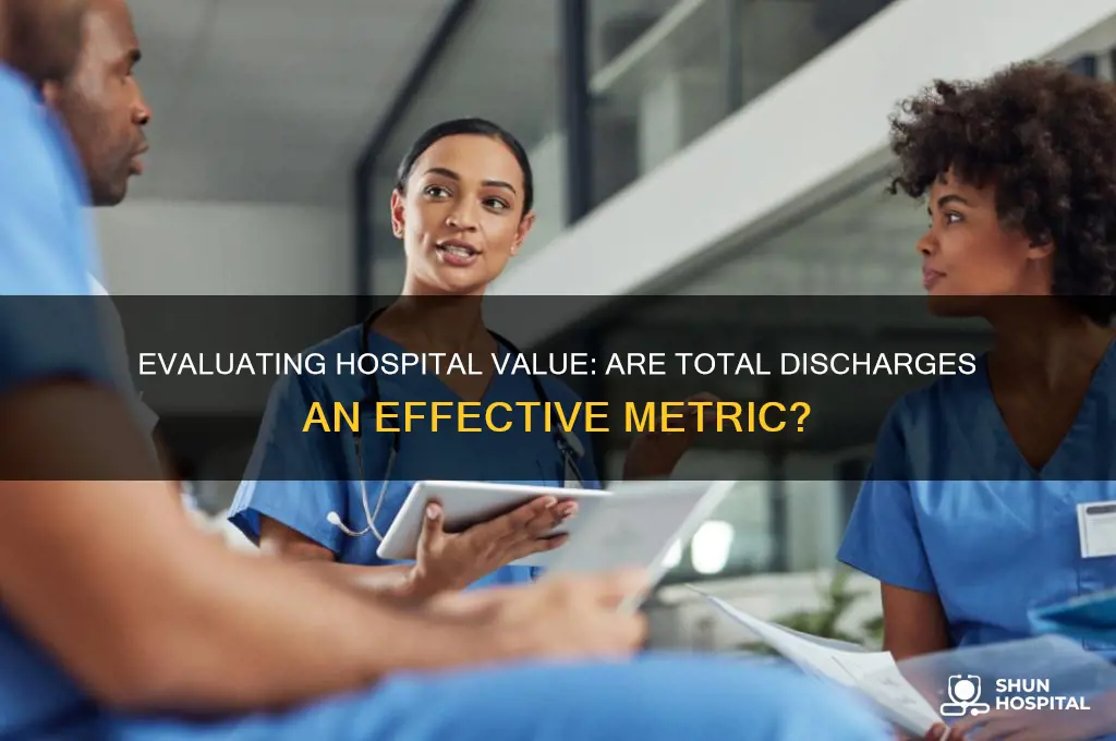 is total discharages a good way to measure hospital value