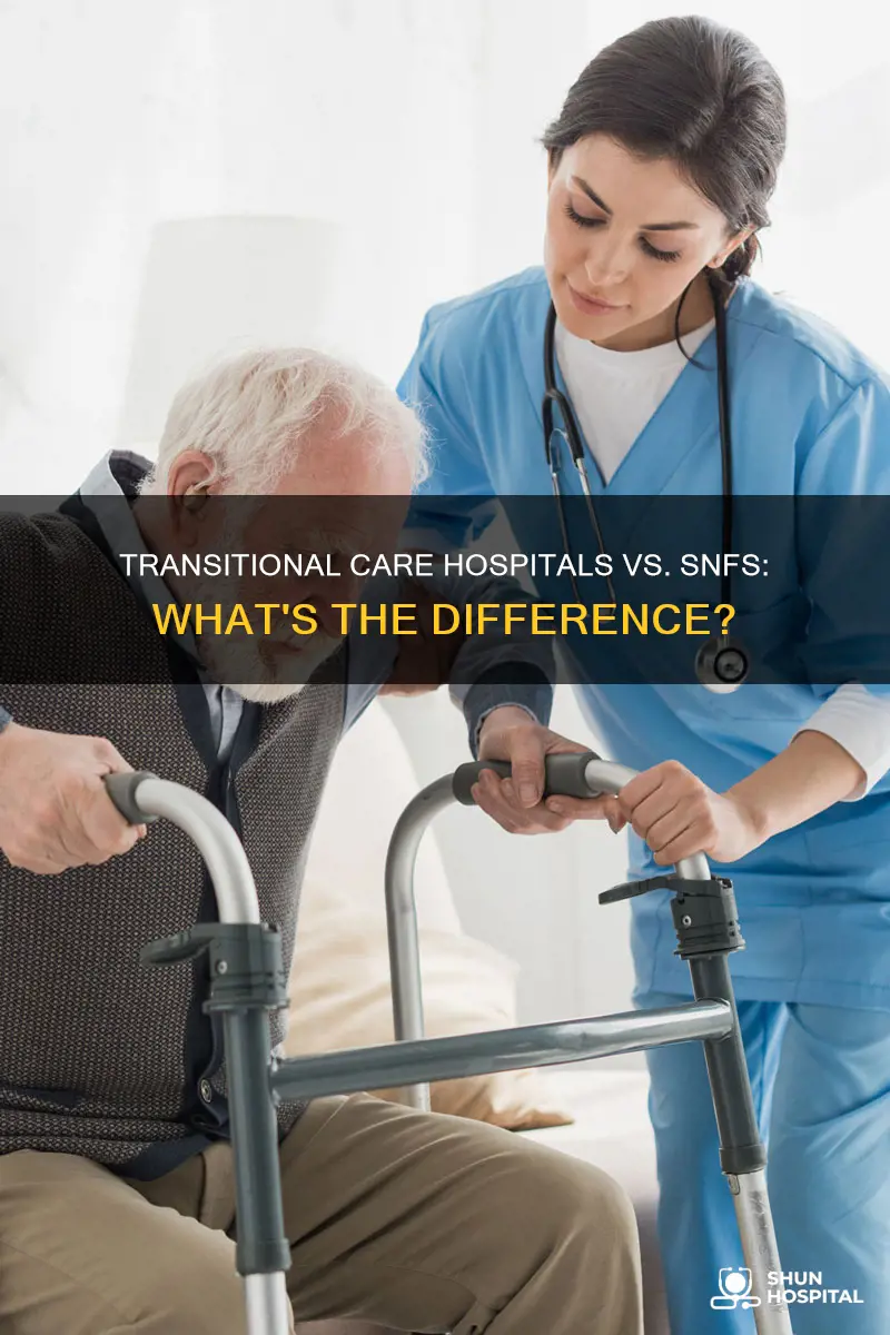 is transitional care hospital same as snf