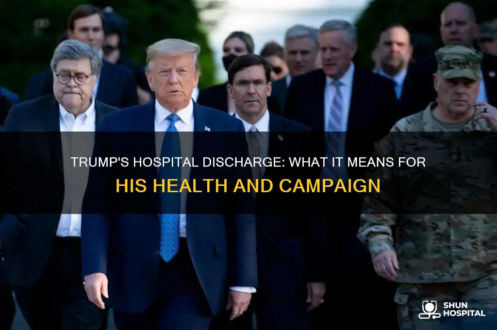 is trump discharged from hospital