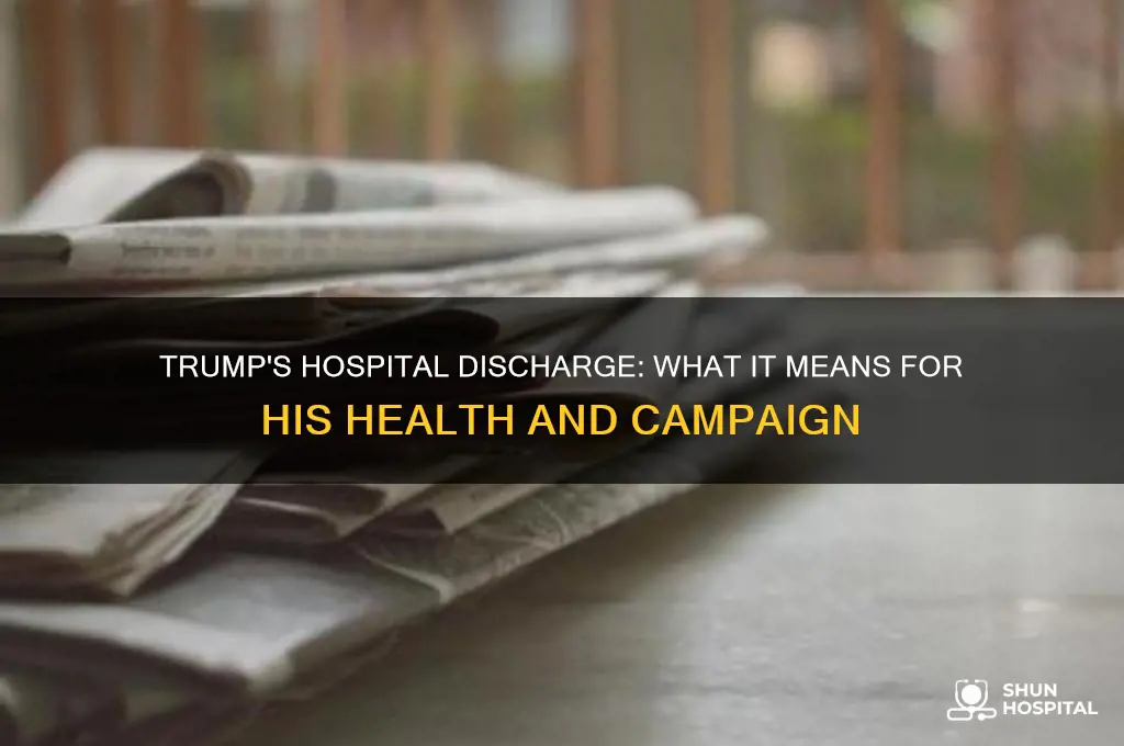 is trump out of hospital
