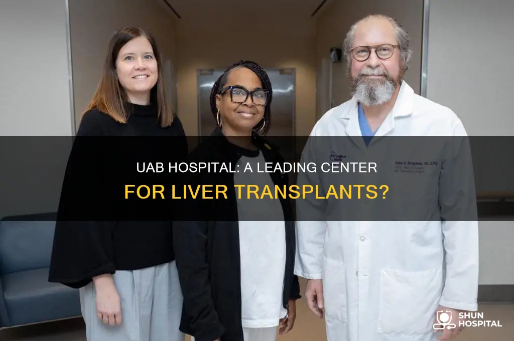 is uab hospital a center for excellence for liver transplants