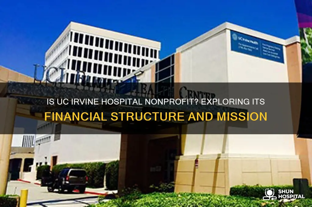 is uc irvine hospital nonprofit