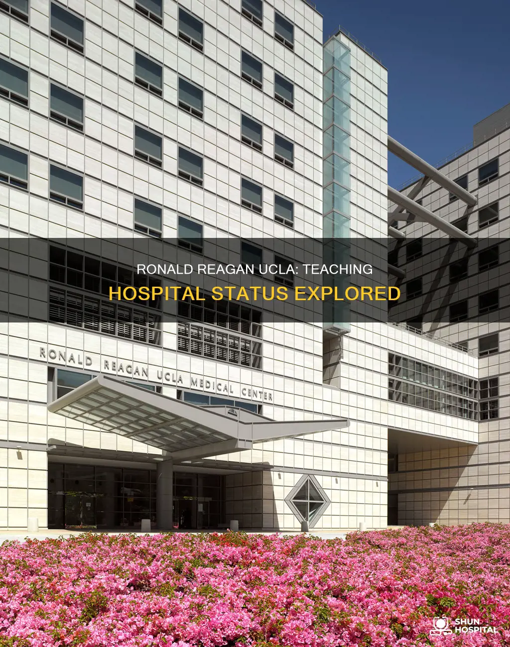 is ucla ronald reagan a teaching hospital