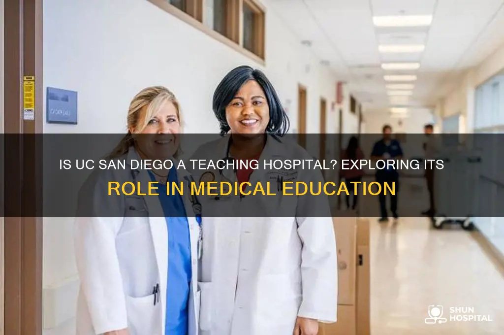 is ucsd a teaching hospital