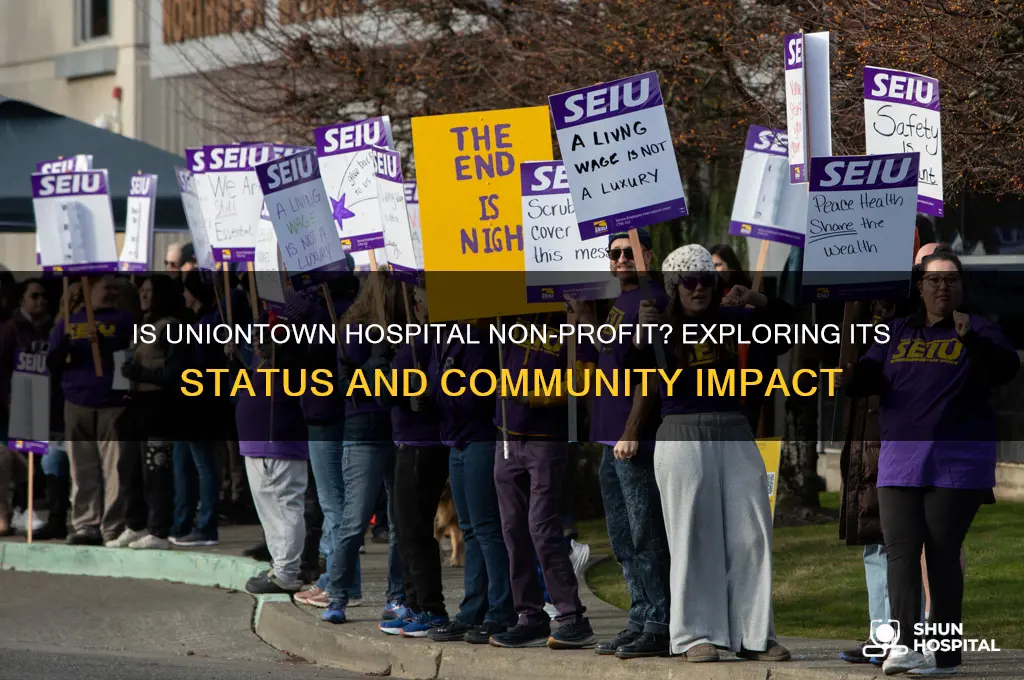 is uniontown hospital non profit