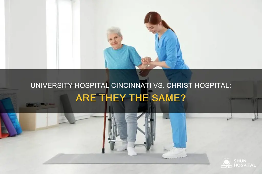 is university hospital cincinnati the same as christ hodpital