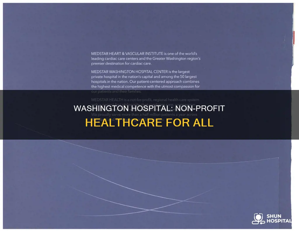 is university of washington hospital non profit