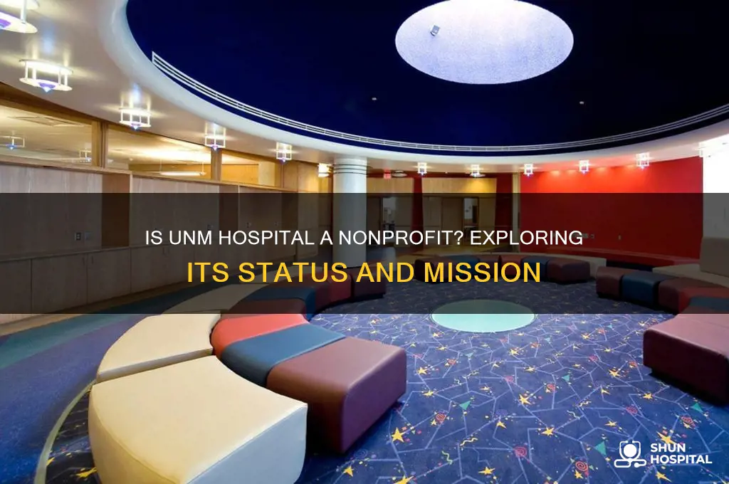 is unm hospital a nonprofit