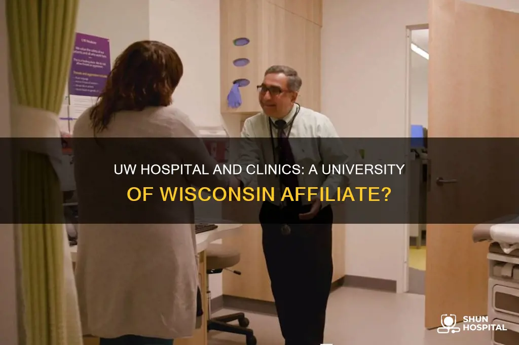 is uw hospital and clinics a university of wisconsin institution