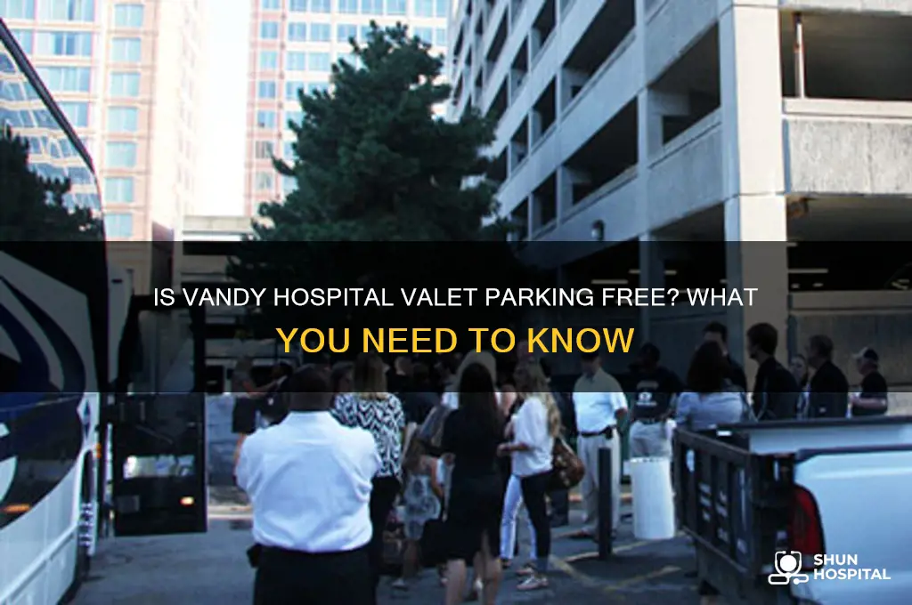 is vandy hospital valet free