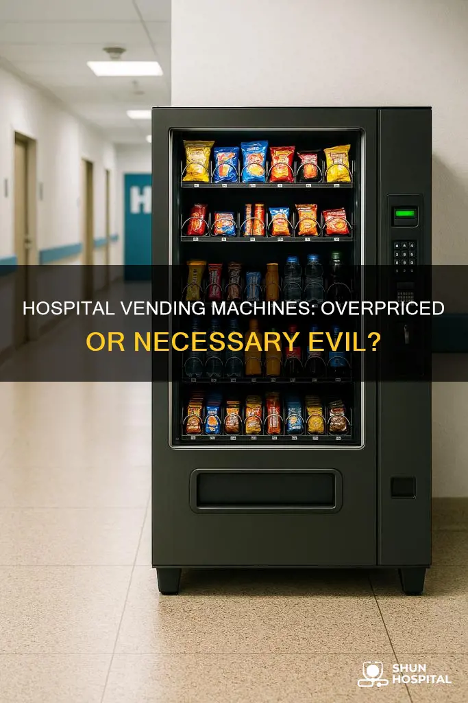 is vending machines in hospital over overpriced