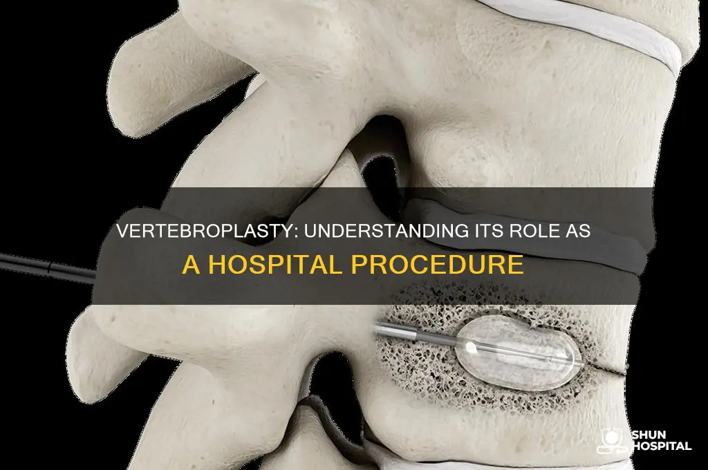 is vertebroplasty a hospital procedure