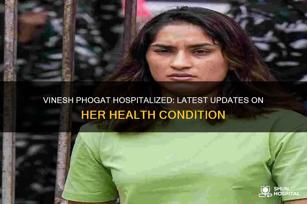 is vinesh phogat in hospital