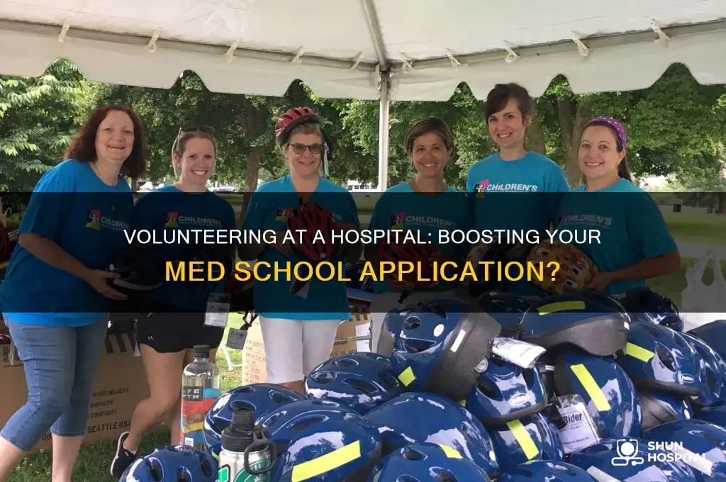 is volunteering at a hospital good for med school