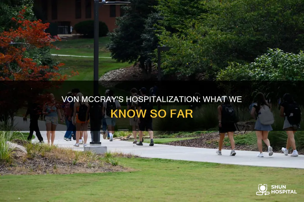 is von mccray still in the hospital