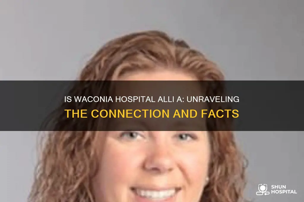 is waconia hospital alli a
