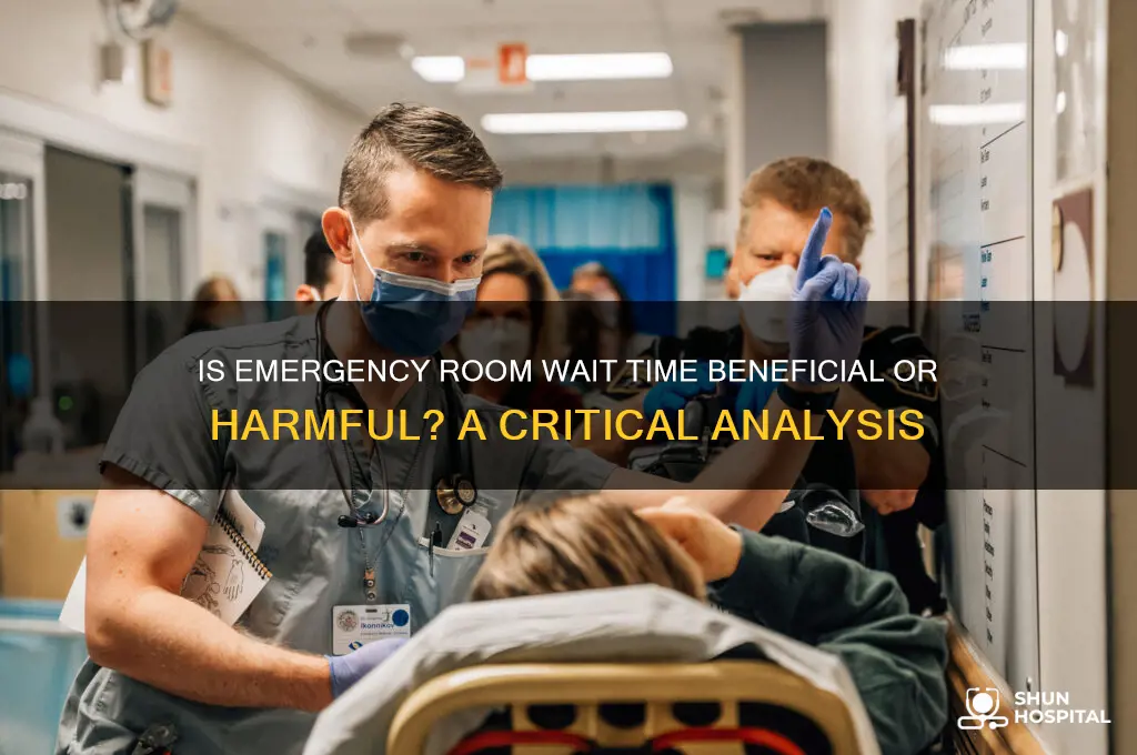 is waiting at an emergency hospital a good thing