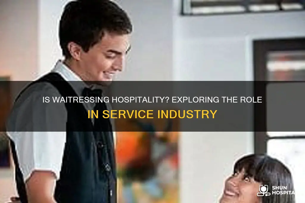 is waitressing considered hospitality