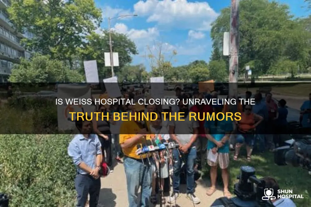 is weiss hospital closing