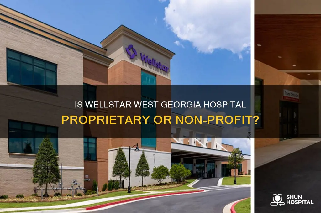 is wellstar west georgia hospital proprietary or non-profit