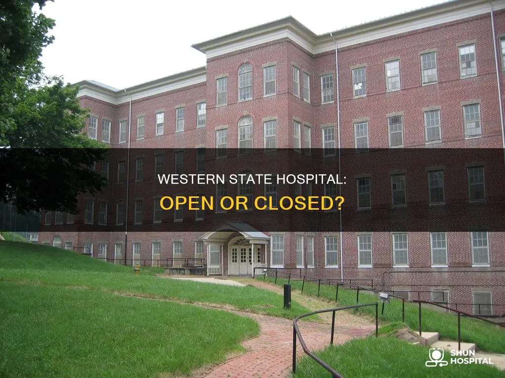 is western state hospital still open staunton