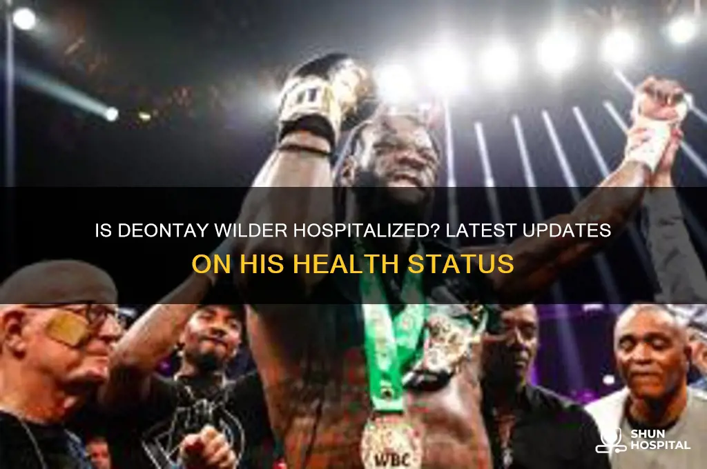 is wilder in hospital