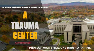 Is Wilson Memorial Hospital's Emergency Room a Trauma Center?