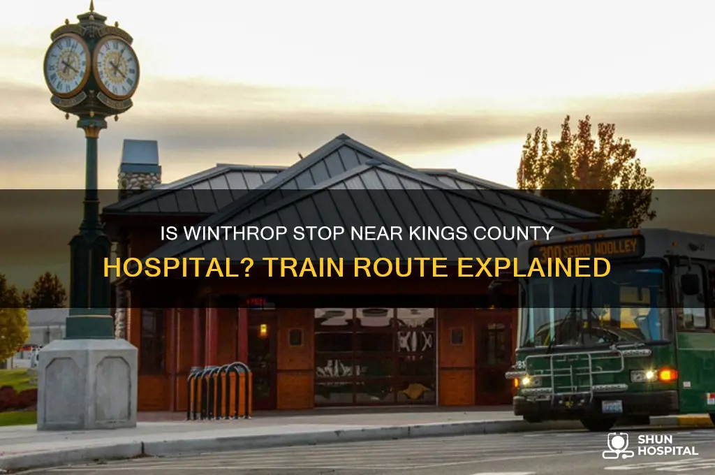 is winthrop stop on the train by kings county hospital