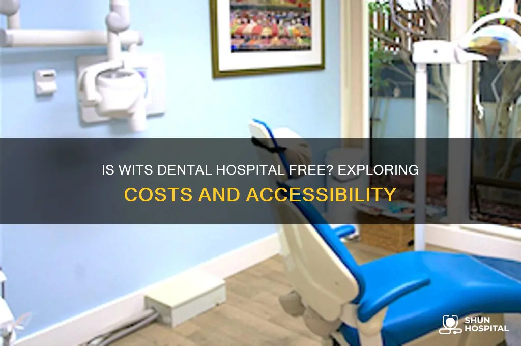 is wits dental hospital free