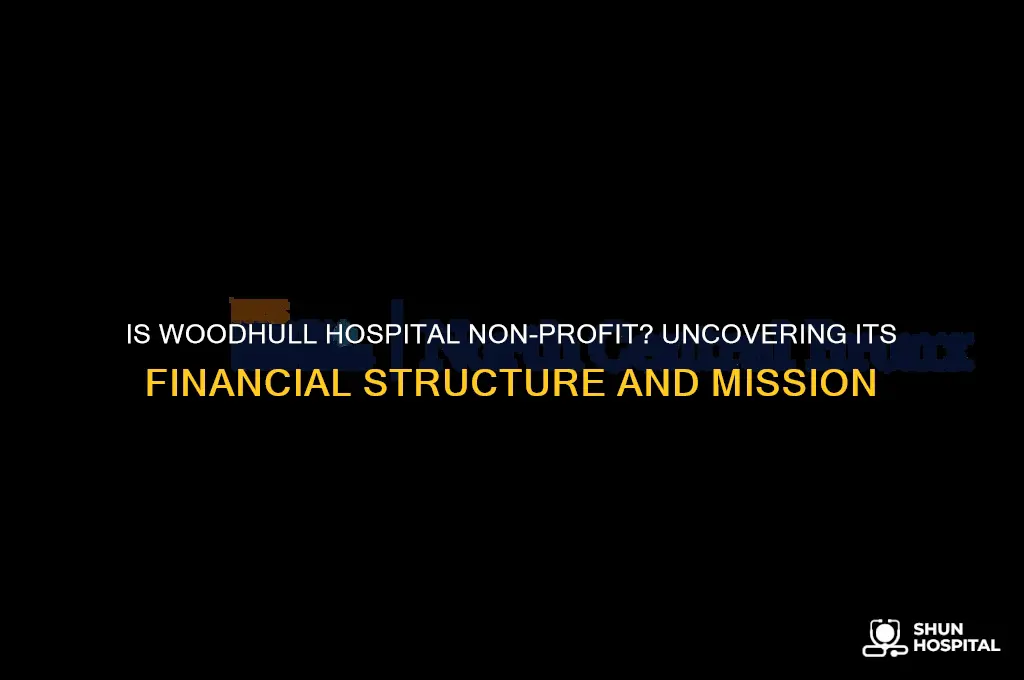 is woodhull hospital non profit