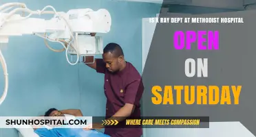 Methodist Hospital X-Ray Department: Saturday Hours and Availability