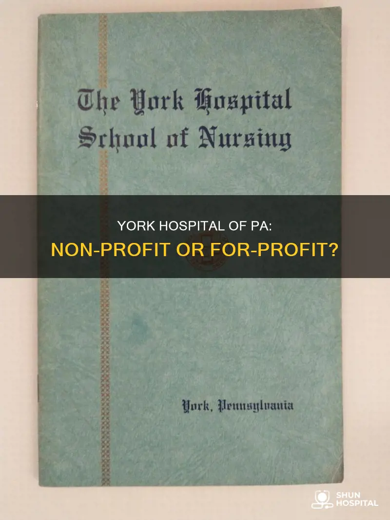 is york hospital of pa non profit