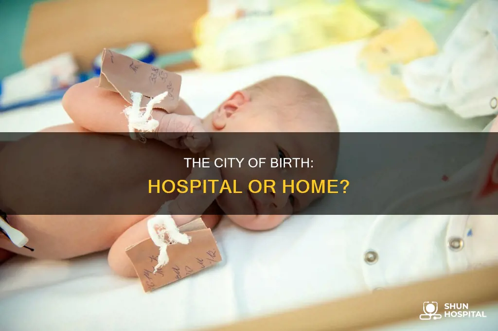 is your city of birth the hospital